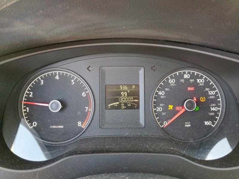 3VWDZ7AJ8BM365594 - 2011 VOLKSWAGEN JETTA SE ვერცხლისფერი ფოტო 9