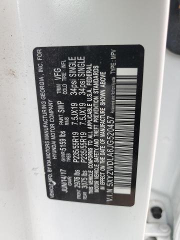 5XYZWDLA6JG520457 - 2018 HYUNDAI SANTA FE S თეთრი ფოტო 14