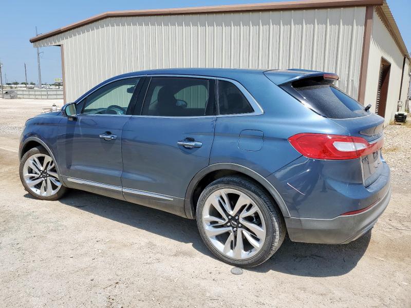 2LMPJ6LR9JBL21852 - 2018 LINCOLN MKX RESERVE Көк фото 2