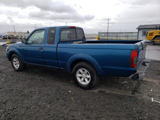 1N6DD26S42C344665 - 2002 NISSAN FRONTIER KING CAB XE BLUE photo 2