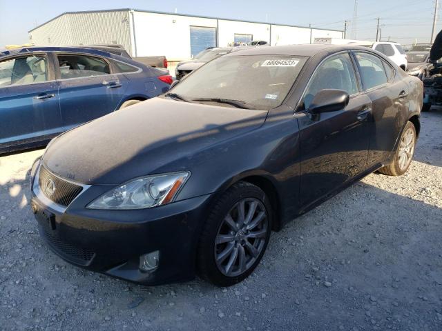 JTHCK262275009645 - 2007 LEXUS IS 250 GRAY photo 1