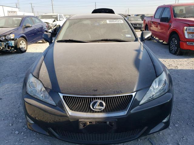 JTHCK262275009645 - 2007 LEXUS IS 250 GRAY photo 5