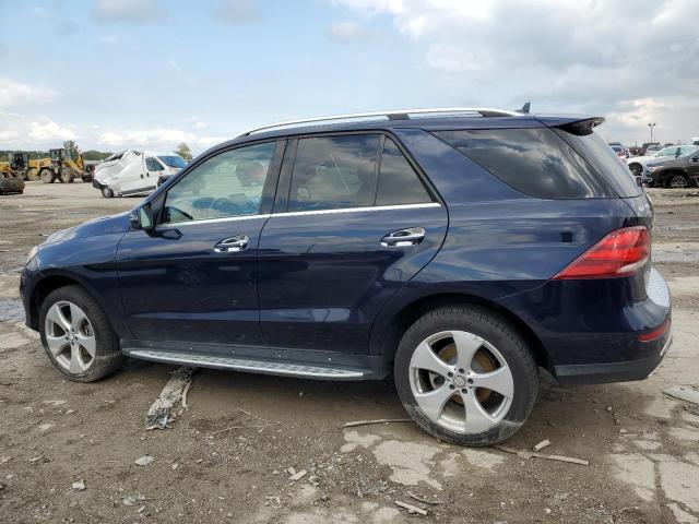 4JGDA5HB2GA659182 - 2016 MERCEDES-BENZ GLE 350 4MATIC BLUE photo 2