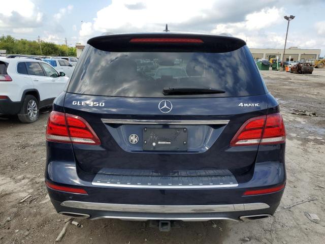 4JGDA5HB2GA659182 - 2016 MERCEDES-BENZ GLE 350 4MATIC BLUE photo 6