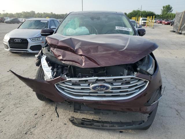 2FMPK3J97LBB04927 - 2020 FORD EDGE SEL BURGUNDY photo 5