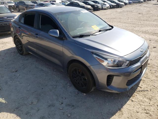 3KPA24AD8LE262500 - 2020 KIA RIO LX GRAY photo 4