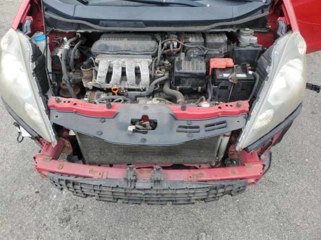 JHMGE8H36CC030182 - 2012 HONDA FIT RED photo 12