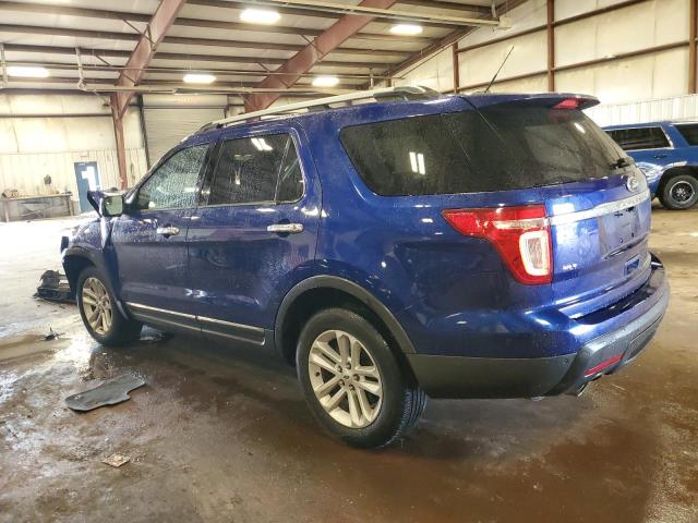 1FM5K7D86EGA86594 - 2014 FORD EXPLORER XLT BLUE photo 2