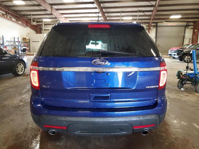 1FM5K7D86EGA86594 - 2014 FORD EXPLORER XLT BLUE photo 6