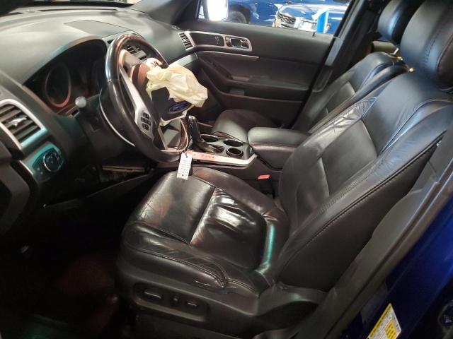 1FM5K7D86EGA86594 - 2014 FORD EXPLORER XLT BLUE photo 7