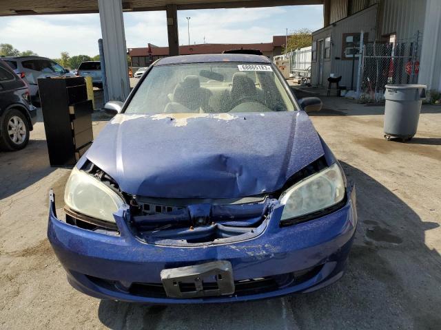 2HGES16385H561719 - 2005 HONDA CIVIC DX VP Mavi foto 5