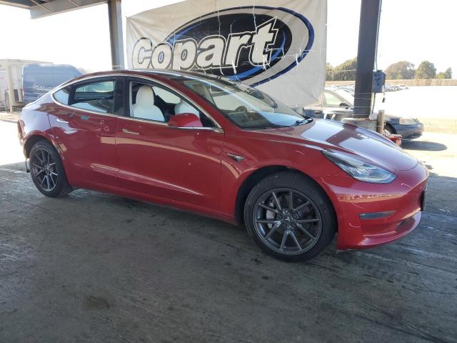 5YJ3E1EA5KF536968 - 2019 TESLA MODEL 3 RED photo 4