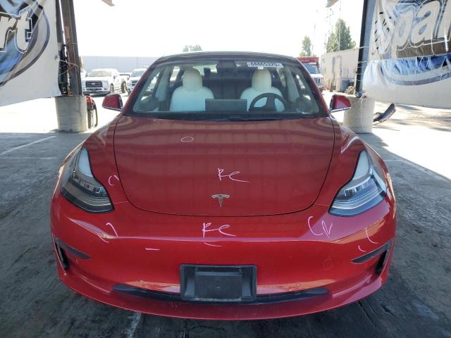 5YJ3E1EA5KF536968 - 2019 TESLA MODEL 3 RED photo 5