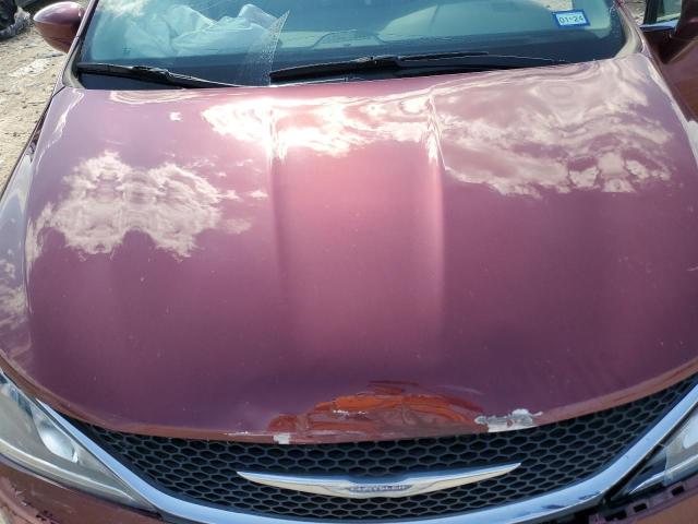 2C4RC1BGXHR704335 - 2017 CHRYSLER PACIFICA TOURING L MAROON photo 12