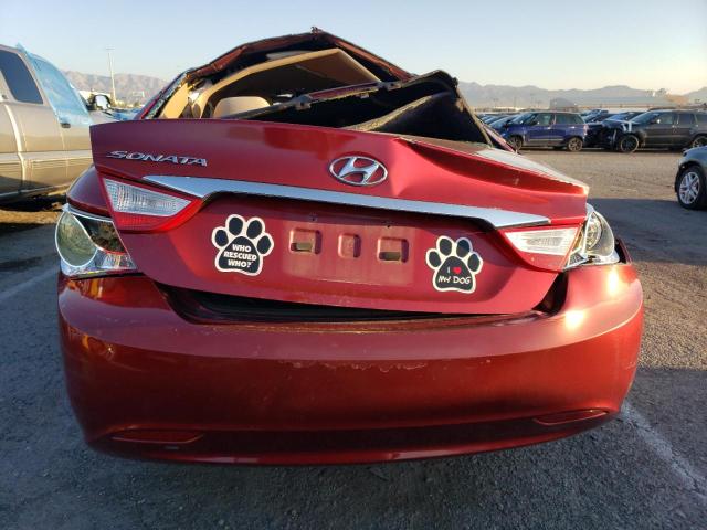 5NPEB4AC6CH321354 - 2012 HYUNDAI SONATA GLS BURGUNDY photo 6