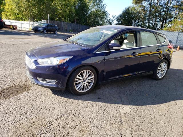 1FADP3N28HL287225 - 2017 FORD FOCUS TITANIUM BLUE photo 1