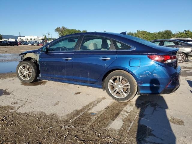 5NPE34AFXKH816825 - 2019 HYUNDAI SONATA LIMITED BLUE photo 2