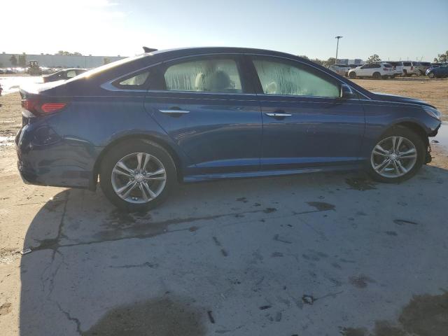 5NPE34AFXKH816825 - 2019 HYUNDAI SONATA LIMITED BLUE photo 3