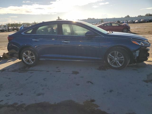 5NPE34AFXKH816825 - 2019 HYUNDAI SONATA LIMITED BLUE photo 4