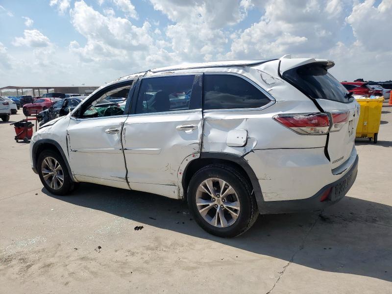 5TDKKRFH1FS075915 - 2015 TOYOTA HIGHLANDER XLE თეთრი ფოტო 2