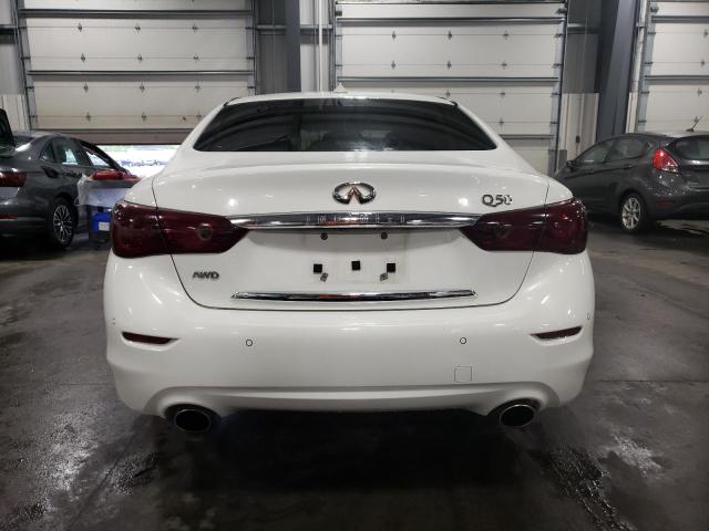 JN1BV7AR2FM402672 - 2015 INFINITI Q50 BASE WHITE photo 6