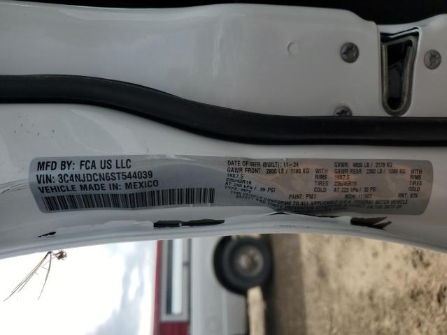 3C4NJDCN6ST544039 - 2025 JEEP COMPASS LIMITED WHITE photo 13