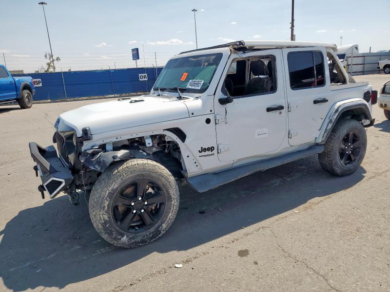 1C4HJXEN0NW163393 - 2022 JEEP WRANGLER U SAHARA 白色 照片 1