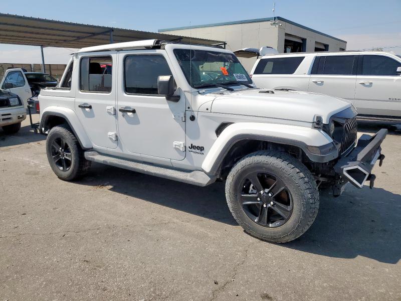 1C4HJXEN0NW163393 - 2022 JEEP WRANGLER U SAHARA 白色 照片 4