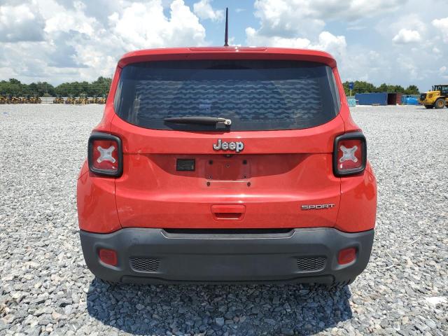 ZACNJAAB2LPL15502 - 2020 JEEP RENEGADE SPORT RED photo 6