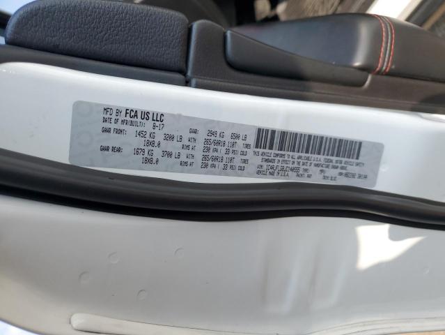 1C4RJFLG8JC140555 - 2018 JEEP GRAND CHER TRAILHAWK თეთრი ფოტო 13