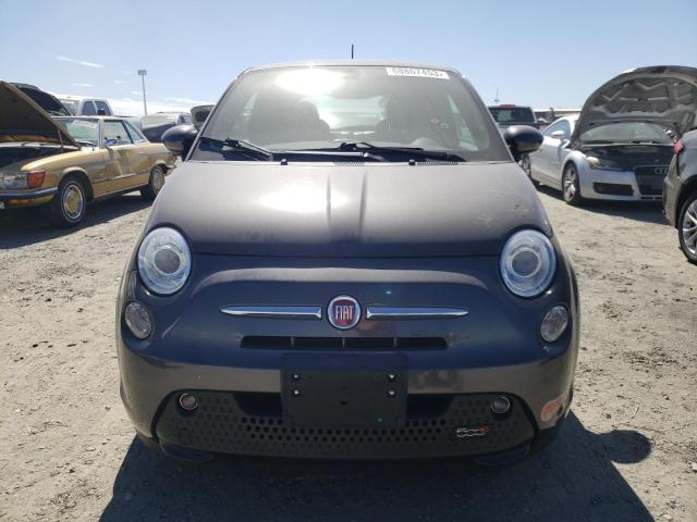 3C3CFFGE0HT550043 - 2017 FIAT 500 ELECTRIC GRAY photo 5