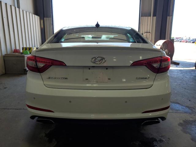 5NPE34AF7FH105606 - 2015 HYUNDAI SONATA SPORT WHITE photo 6