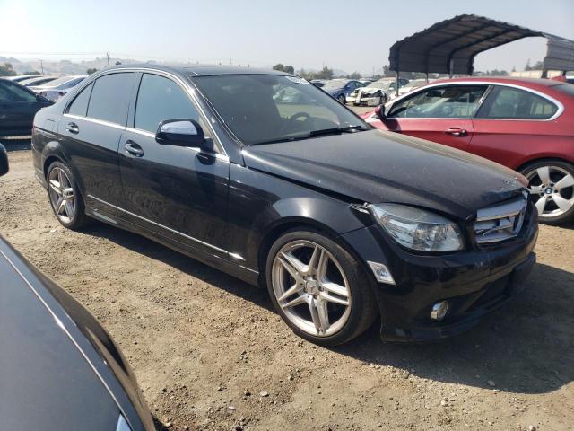 WDDGF56X69R057154 - 2009 MERCEDES-BENZ C 350 BLACK photo 4