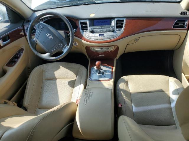 KMHGC4DD3DU244326 - 2013 HYUNDAI GENESIS 3.8L WHITE photo 8