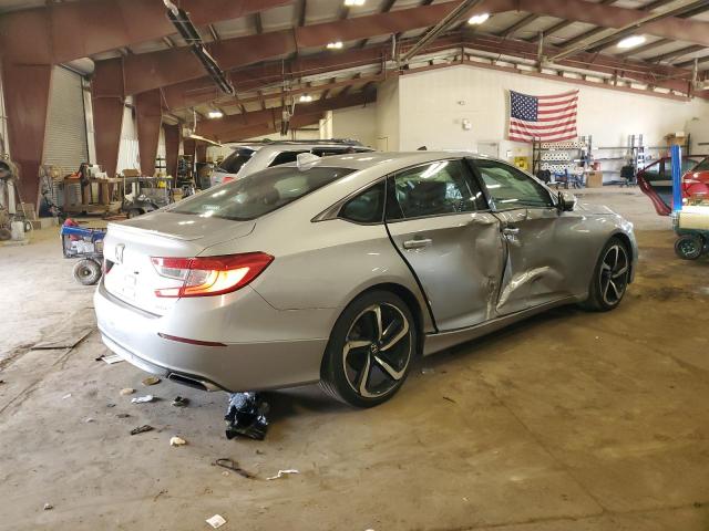 1HGCV1F36KA132846 - 2019 HONDA ACCORD SPORT Argent photo 3