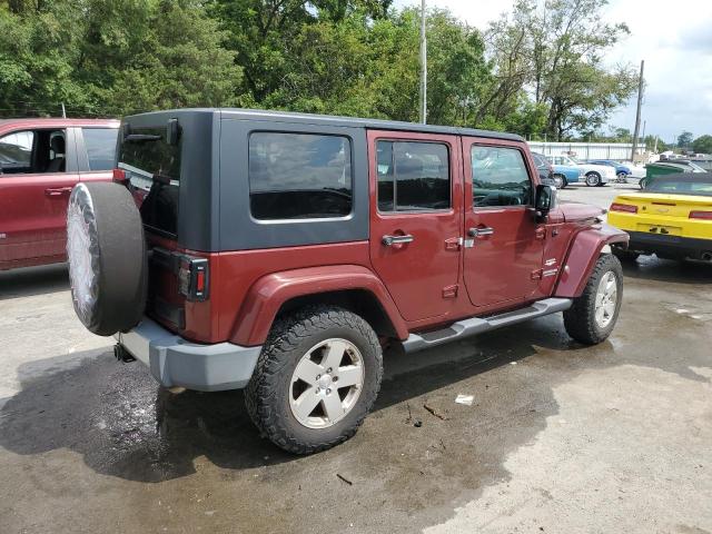 1J4HA5H14AL197047 - 2010 JEEP WRANGLER U SAHARA BURGUNDY photo 3