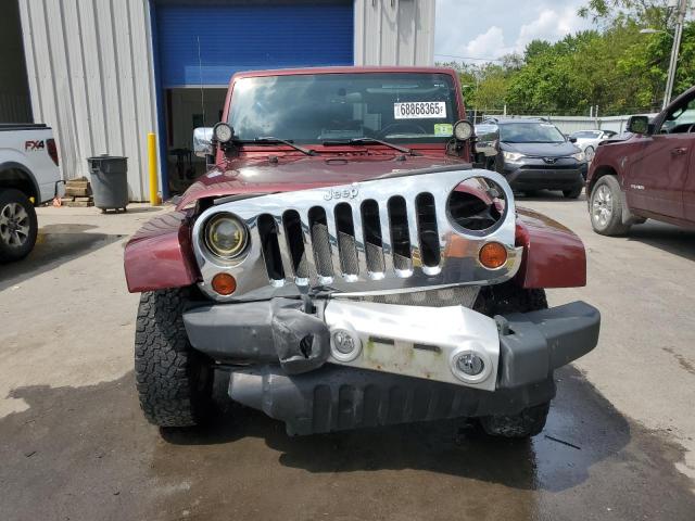 1J4HA5H14AL197047 - 2010 JEEP WRANGLER U SAHARA BURGUNDY photo 5