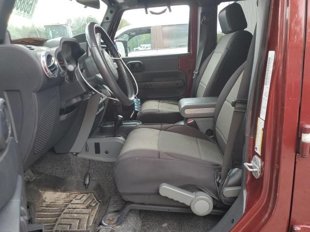 1J4HA5H14AL197047 - 2010 JEEP WRANGLER U SAHARA BURGUNDY photo 7