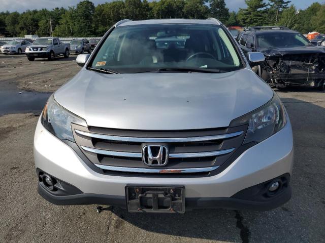 2HKRM4H73EH617844 - 2014 HONDA CR-V EXL SILVER photo 5