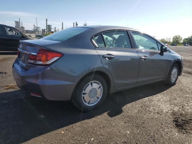 2HGFB2F43DH105662 - 2013 HONDA CIVIC LX GRAY photo 3