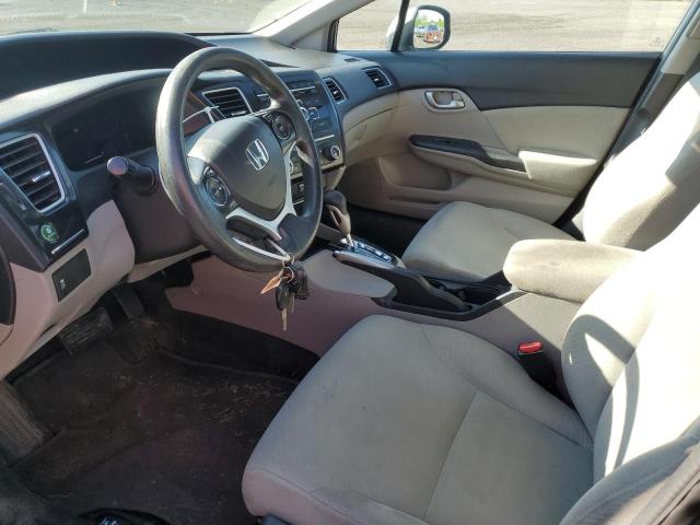2HGFB2F43DH105662 - 2013 HONDA CIVIC LX GRAY photo 7