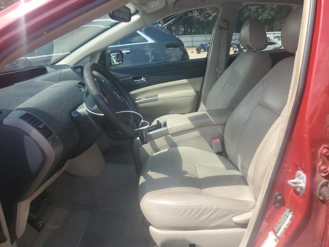JTDKB20U783412430 - 2008 TOYOTA PRIUS RED photo 7