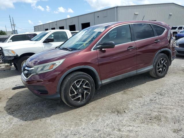 2HKRM3H45GH550229 - 2016 HONDA CR-V SE BURGUNDY photo 1