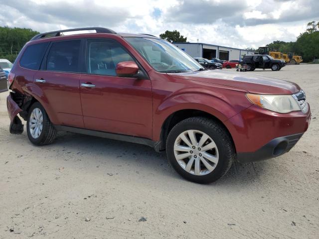 JF2SHADC0DH427652 - 2013 SUBARU FORESTER 2.5X PREMIUM BURGUNDY photo 4