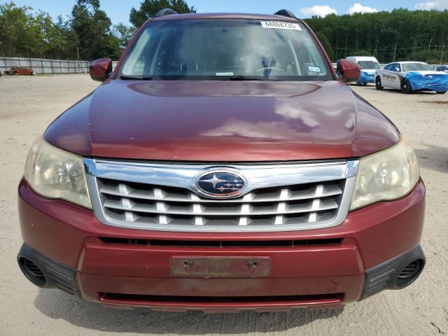JF2SHADC0DH427652 - 2013 SUBARU FORESTER 2.5X PREMIUM BURGUNDY photo 5