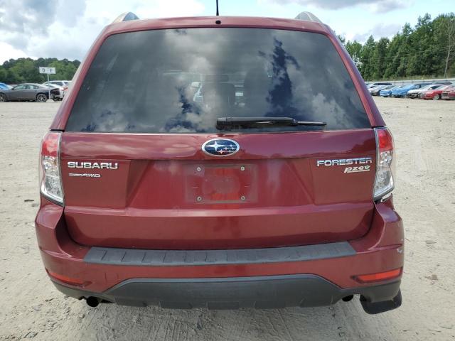 JF2SHADC0DH427652 - 2013 SUBARU FORESTER 2.5X PREMIUM BURGUNDY photo 6