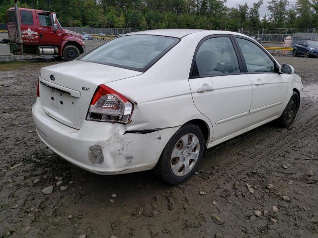 KNAFE222495655152 - 2009 KIA SPECTRA EX WHITE photo 3