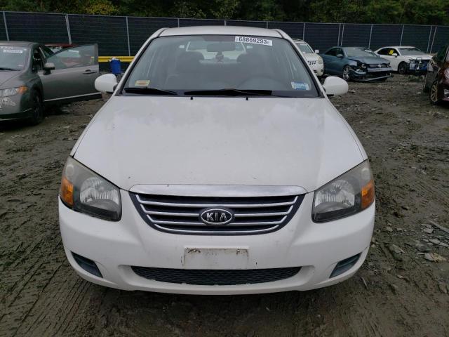 KNAFE222495655152 - 2009 KIA SPECTRA EX WHITE photo 5