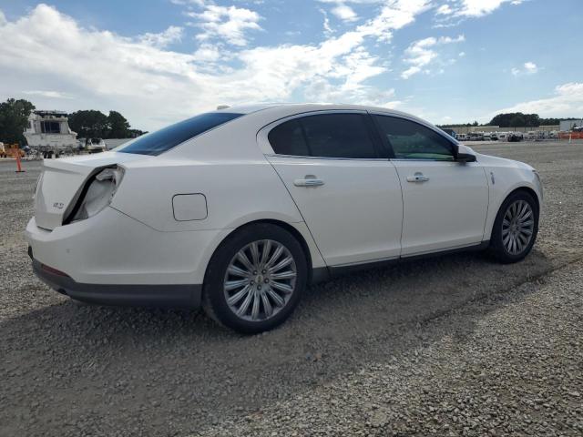 1LNHL9DK7EG601930 - 2014 LINCOLN MKS WHITE photo 3