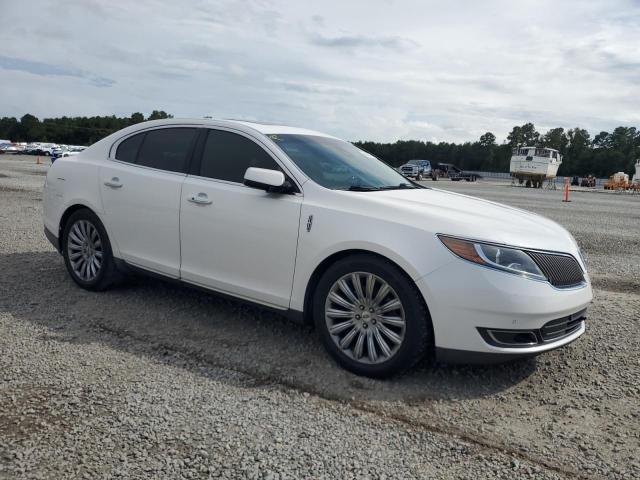 1LNHL9DK7EG601930 - 2014 LINCOLN MKS WHITE photo 4